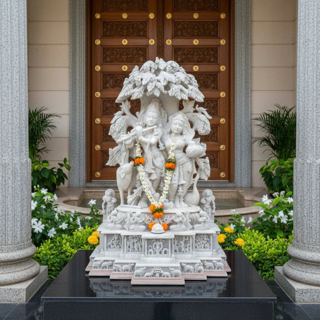 Orissa Stone Sculpture - Radha Krishna