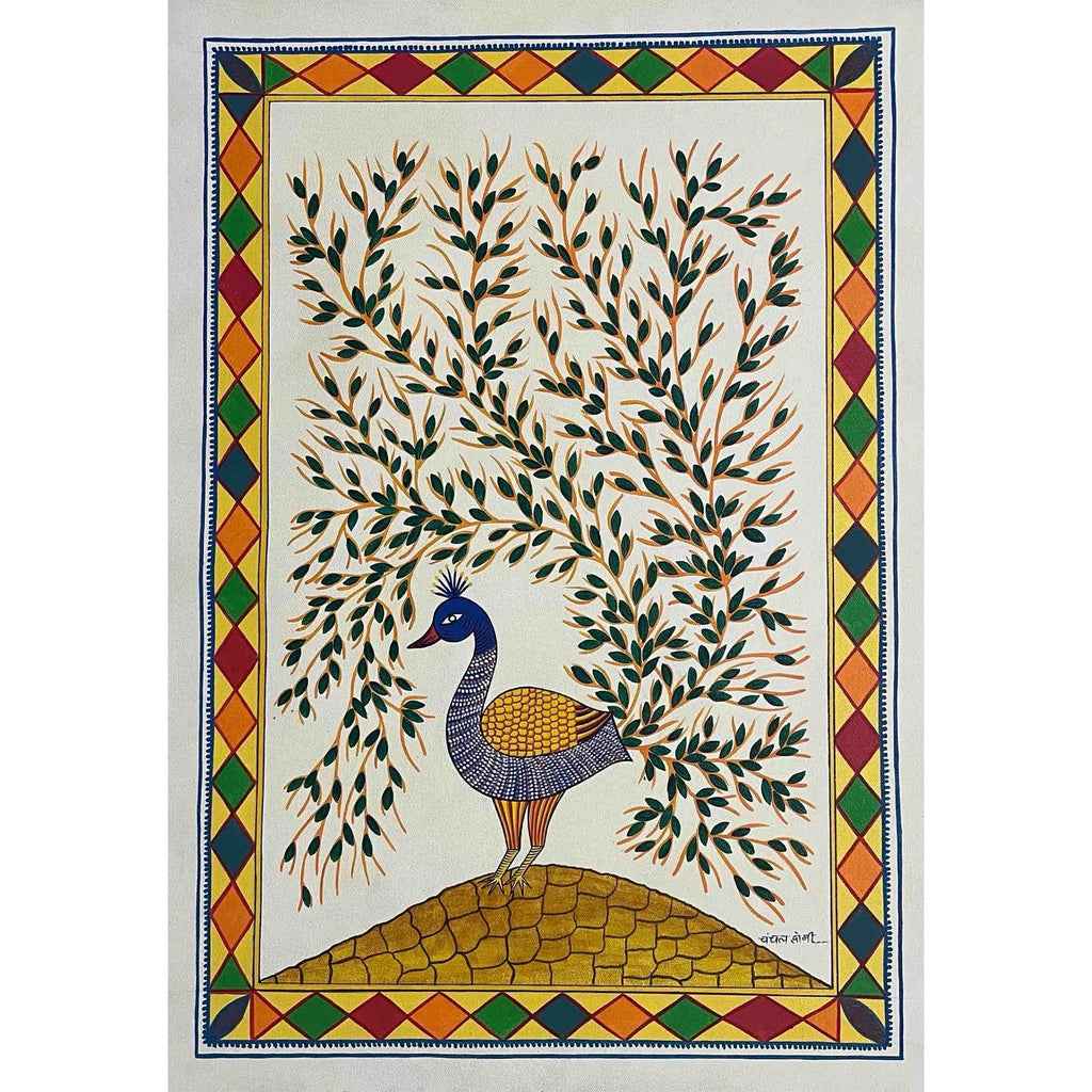 Pithora Art - Rooted Rhythms and Resting Wings