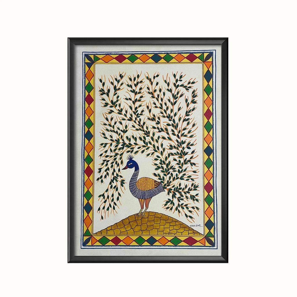 Pithora Art - Rooted Rhythms and Resting Wings