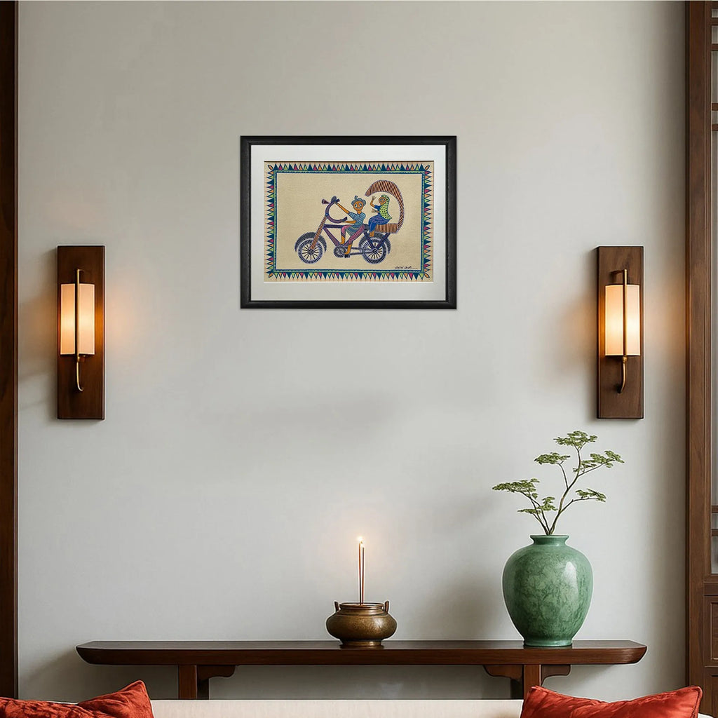 Pithora Art - Cycle of Joy