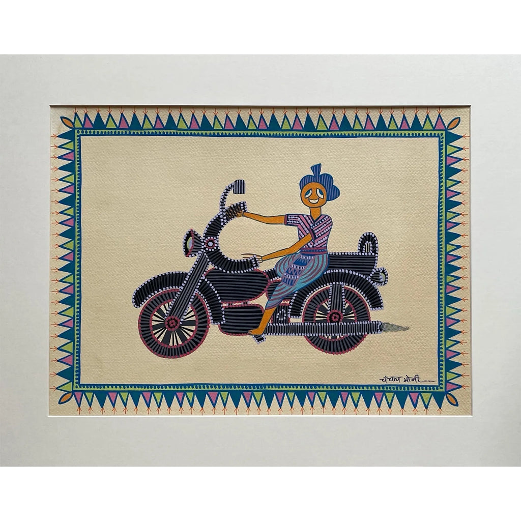 Pithora Art - The Folk Biker