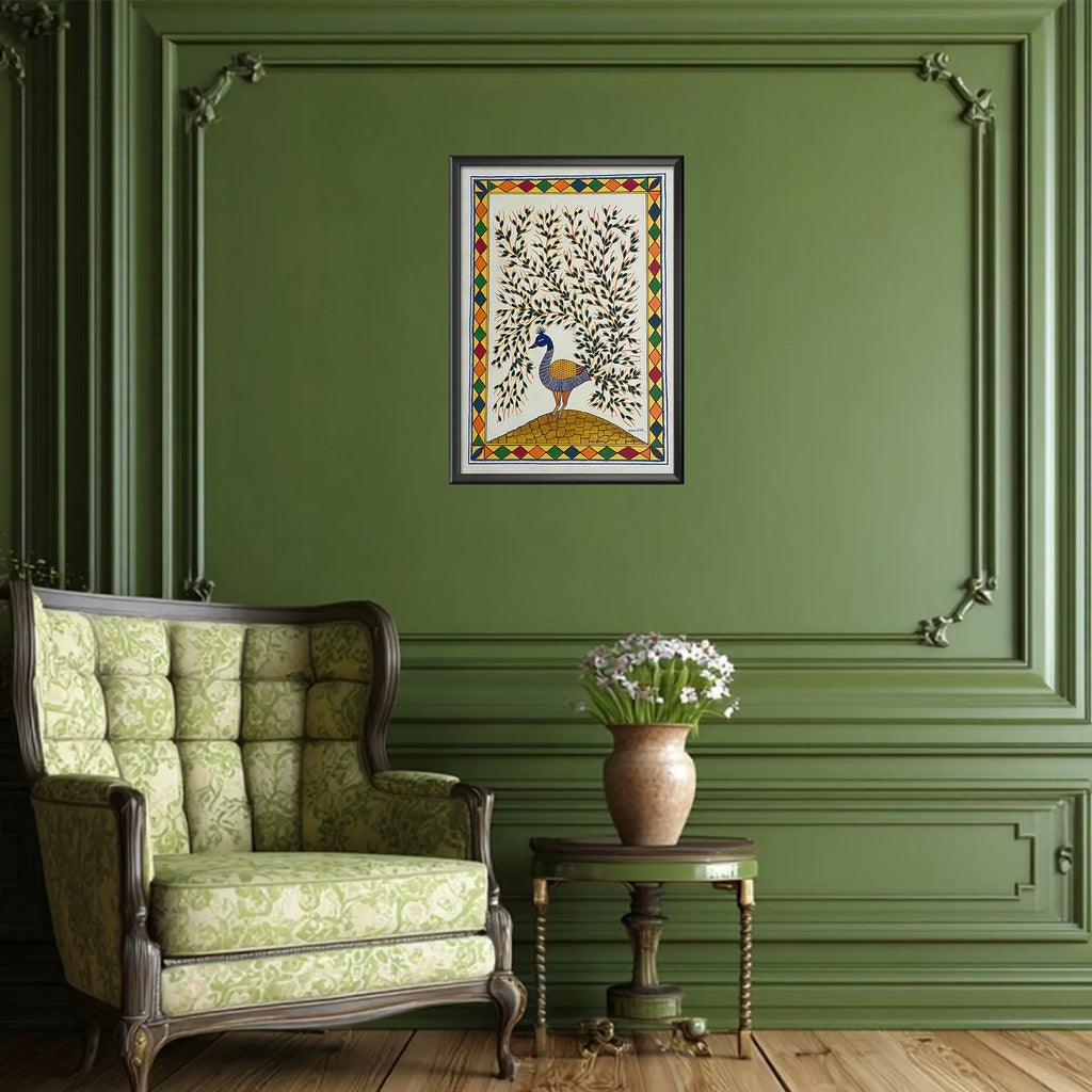 Pithora Art - Rooted Rhythms and Resting Wings