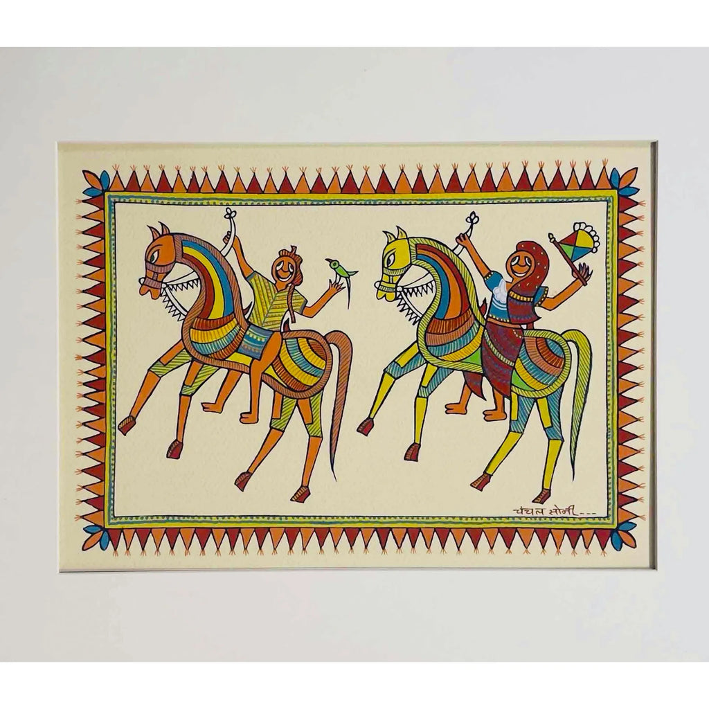 Pithora Art - Horse Riders