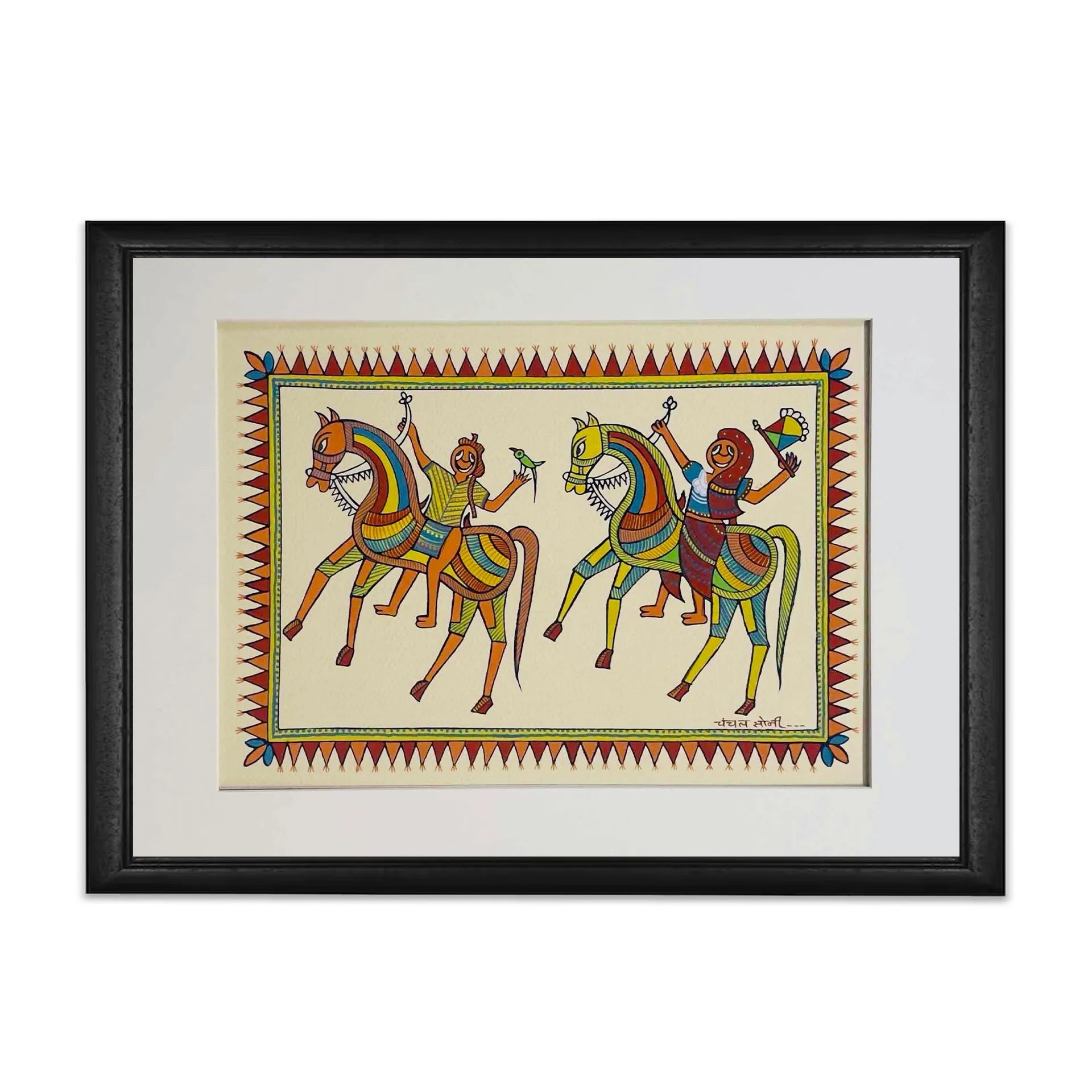 Pithora Art - Horse Riders