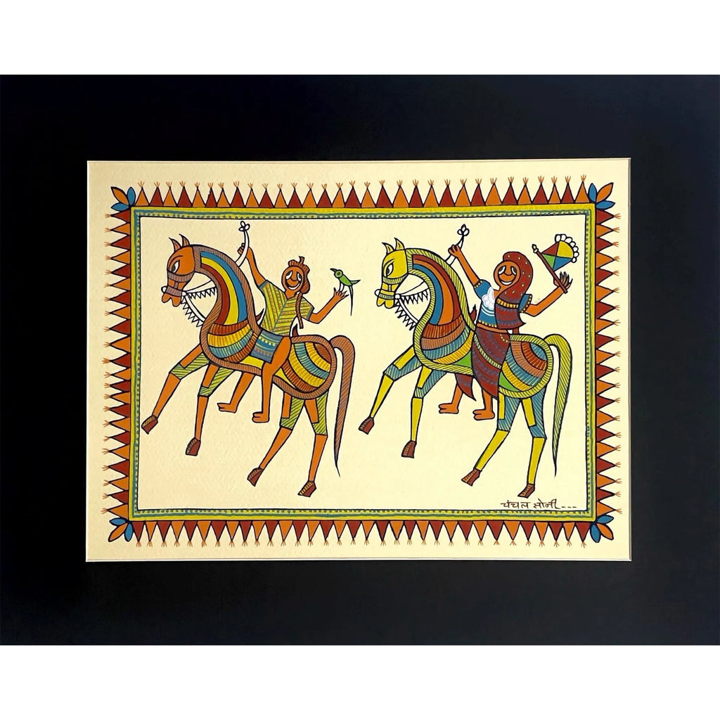 Pithora Art - Horse Riders