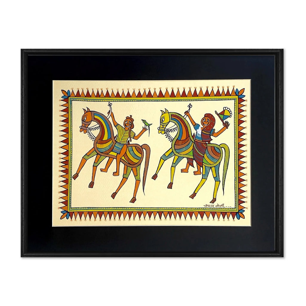 Pithora Art - Horse Riders