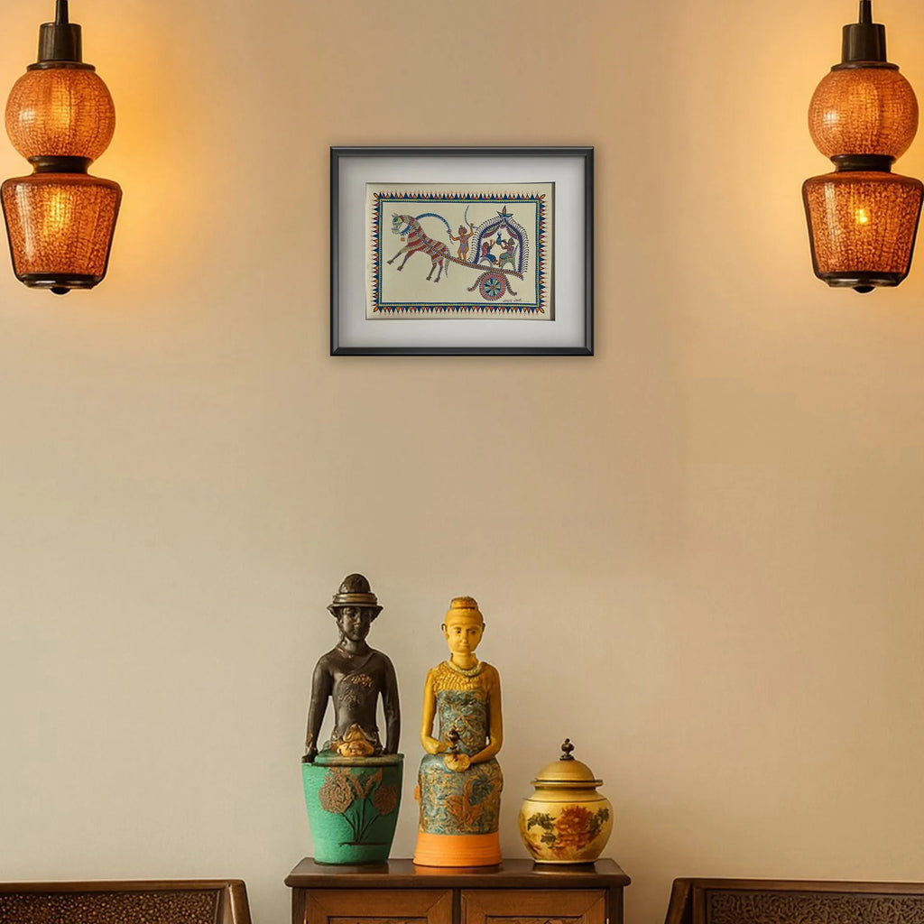 Pithora Art - Horse Carriage