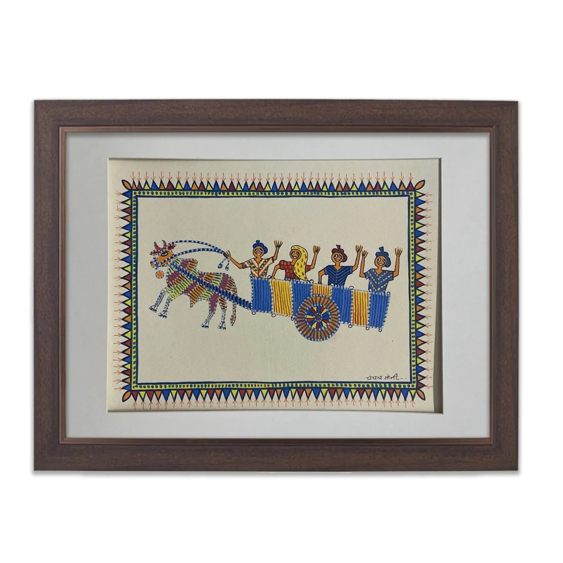 Pithora Art - Rural Rhythms on a Bullock Cart
