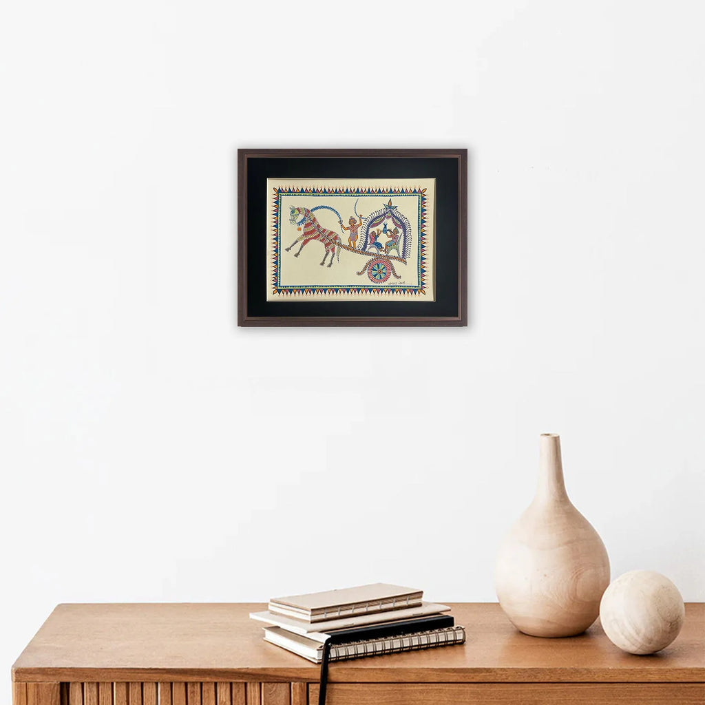 Pithora Art - Horse Carriage
