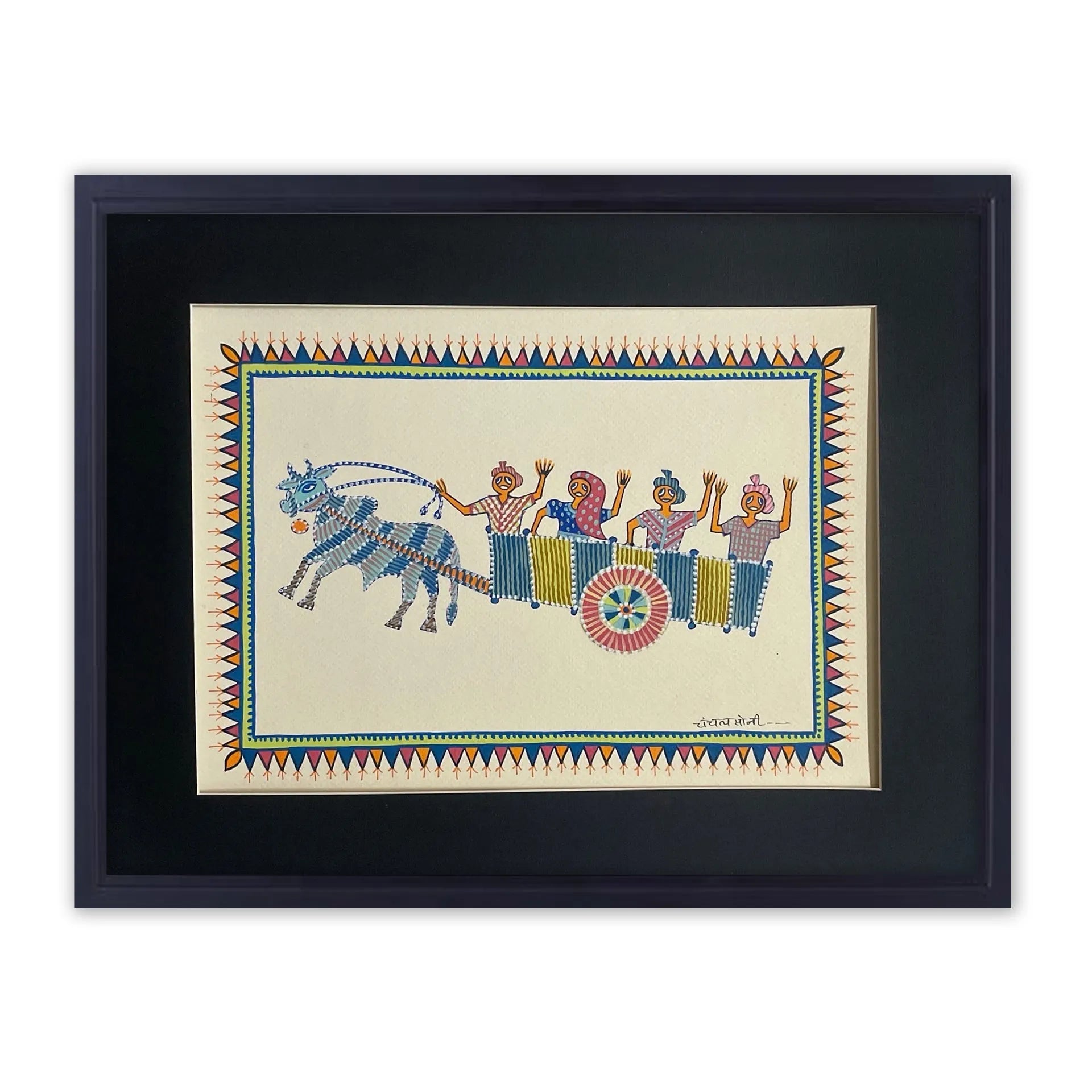Pithora Art - Rural Rhythms on a Bullock Cart