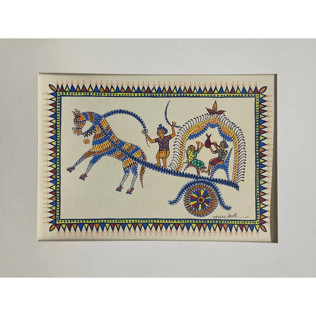 Pithora Art - Horse Carriage