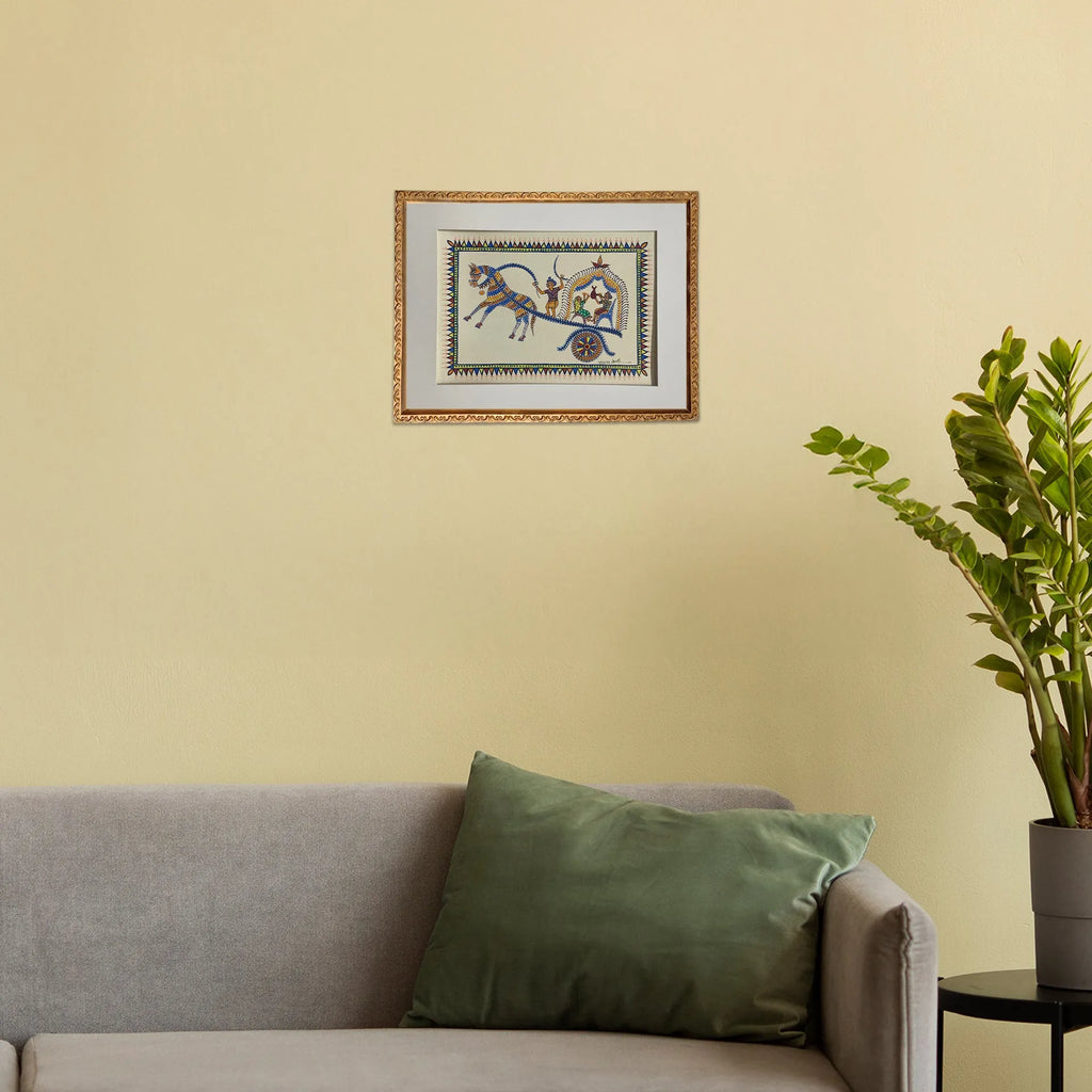 Pithora Art - Horse Carriage