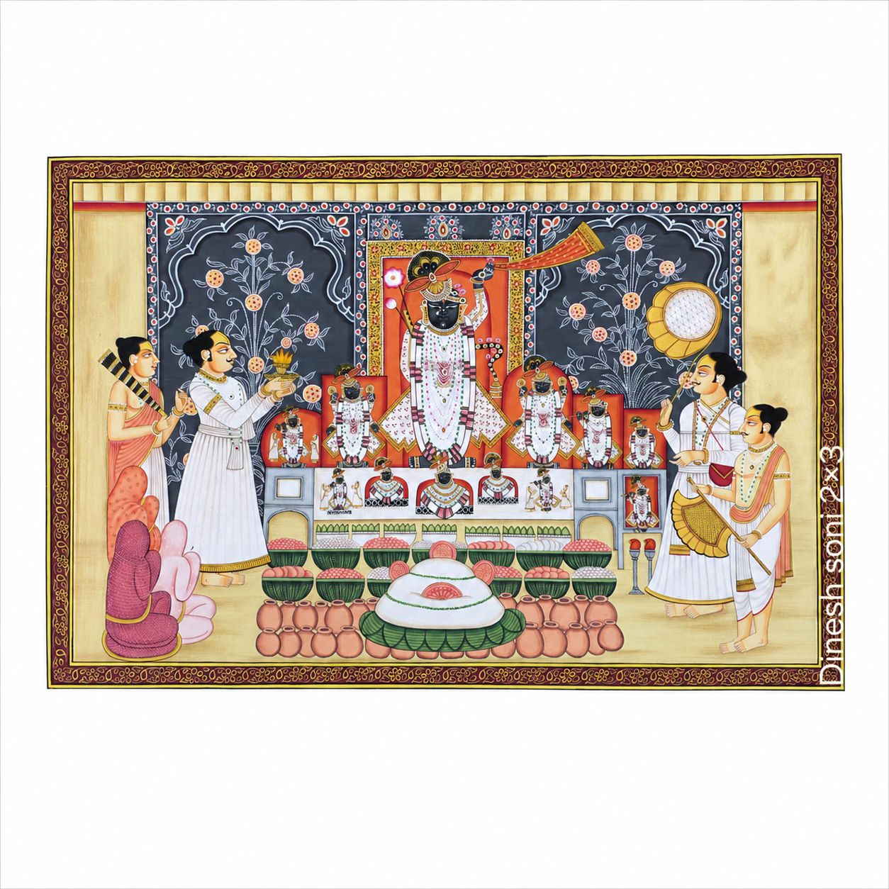 Pichwai - Shrinathji in Pichwai Painting