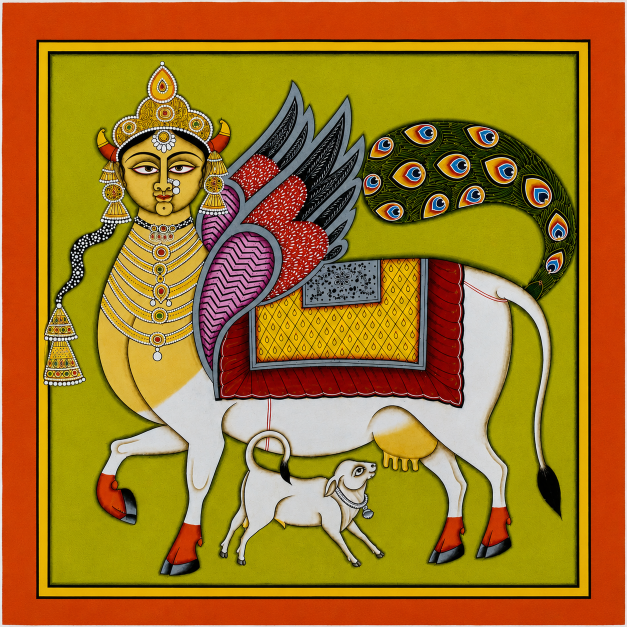 Pichwai - Kamdhenu in Pichwai