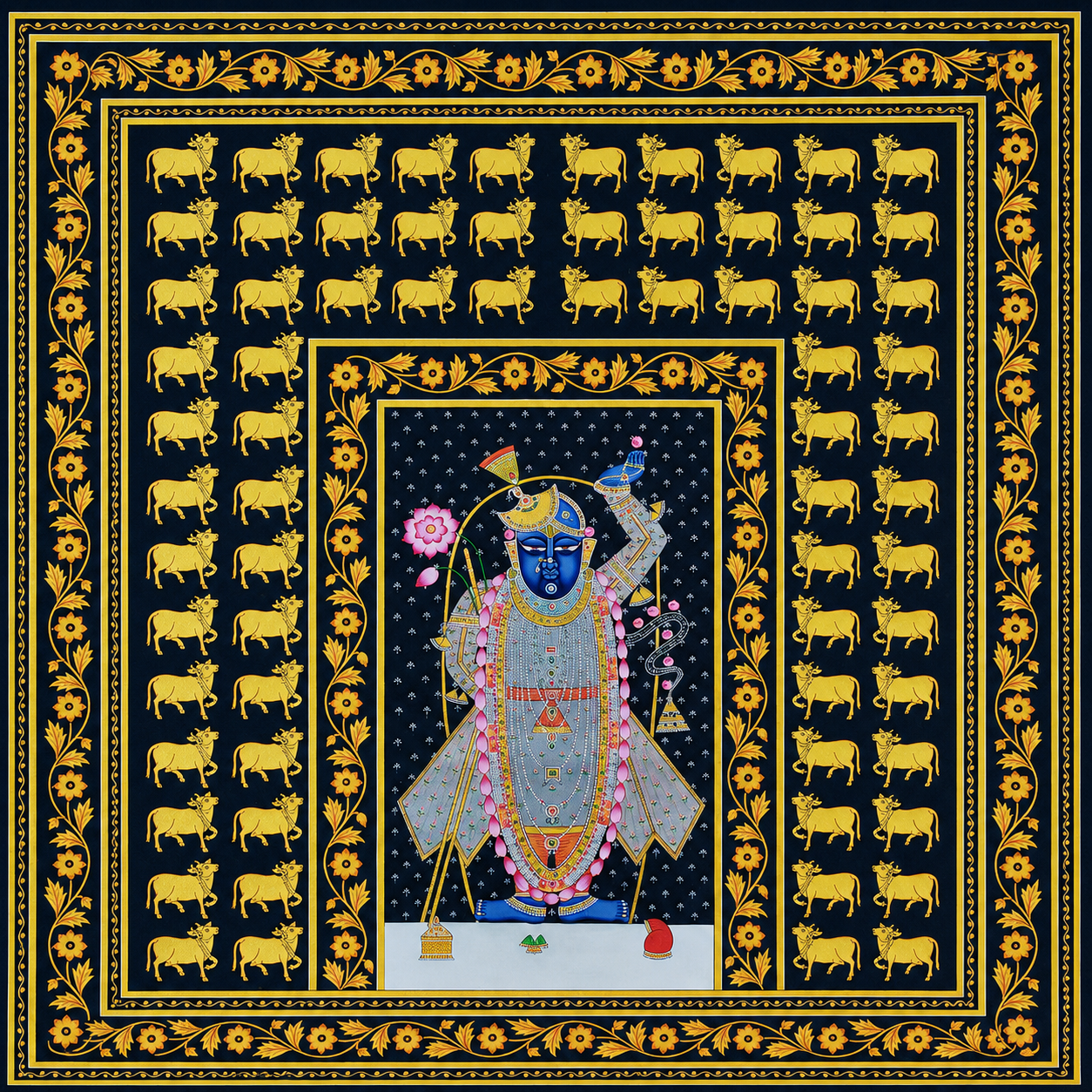 Pichwai - Shrinathji in Pichwai Painting