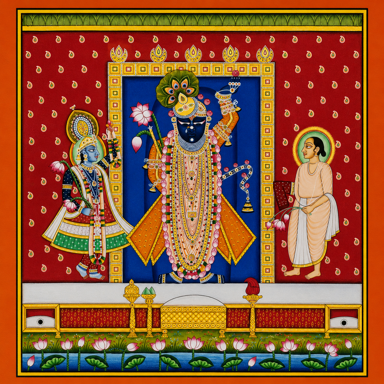 Pichwai - Shrinathji in Pichwai Painting