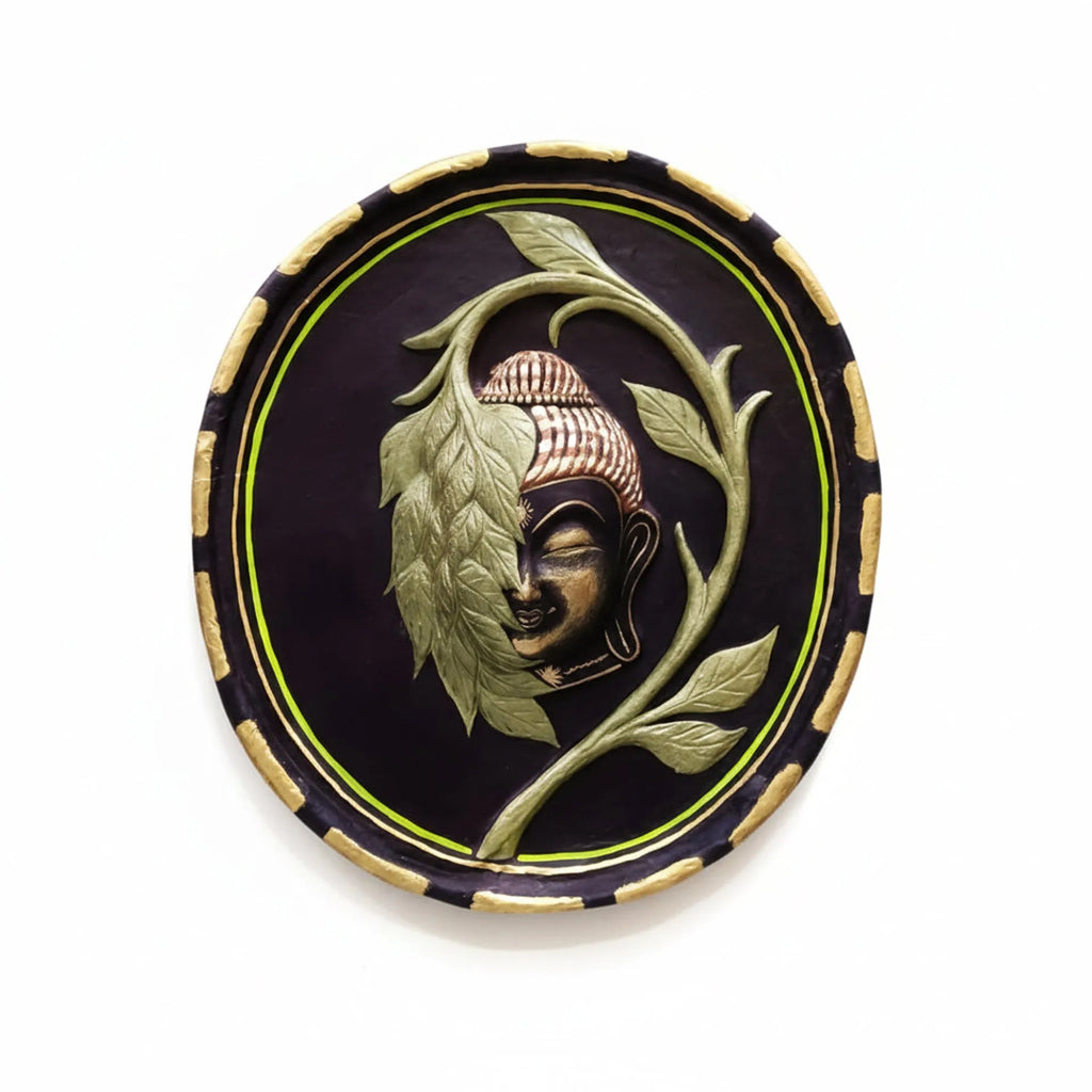 Chau - Buddha on Leaf