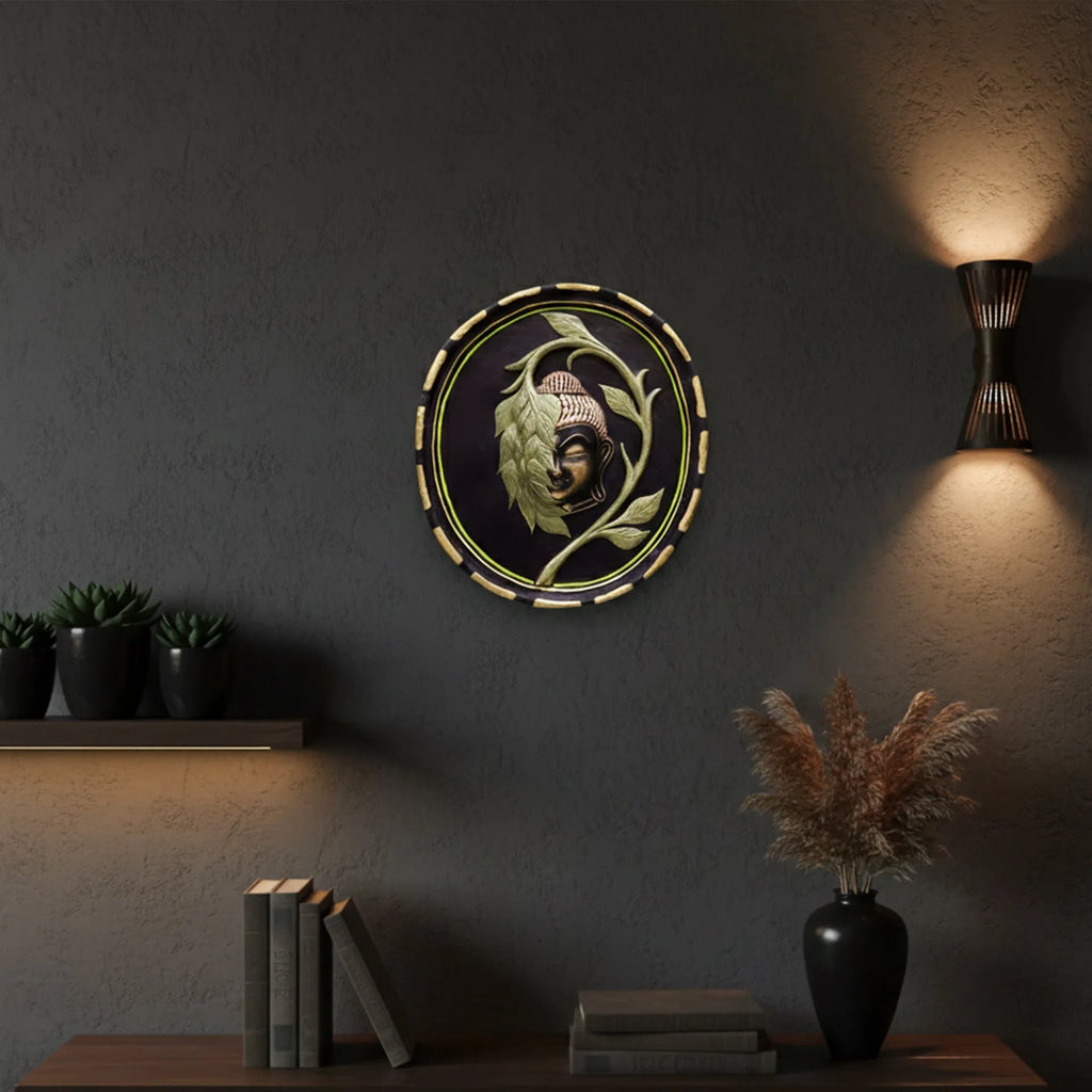 Chau - Buddha on Leaf