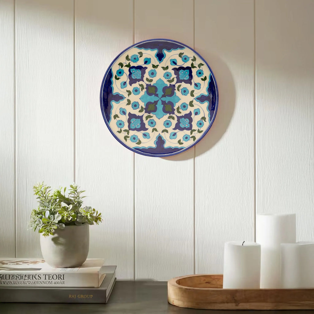 Blue Pottery - Plate 10 Inches