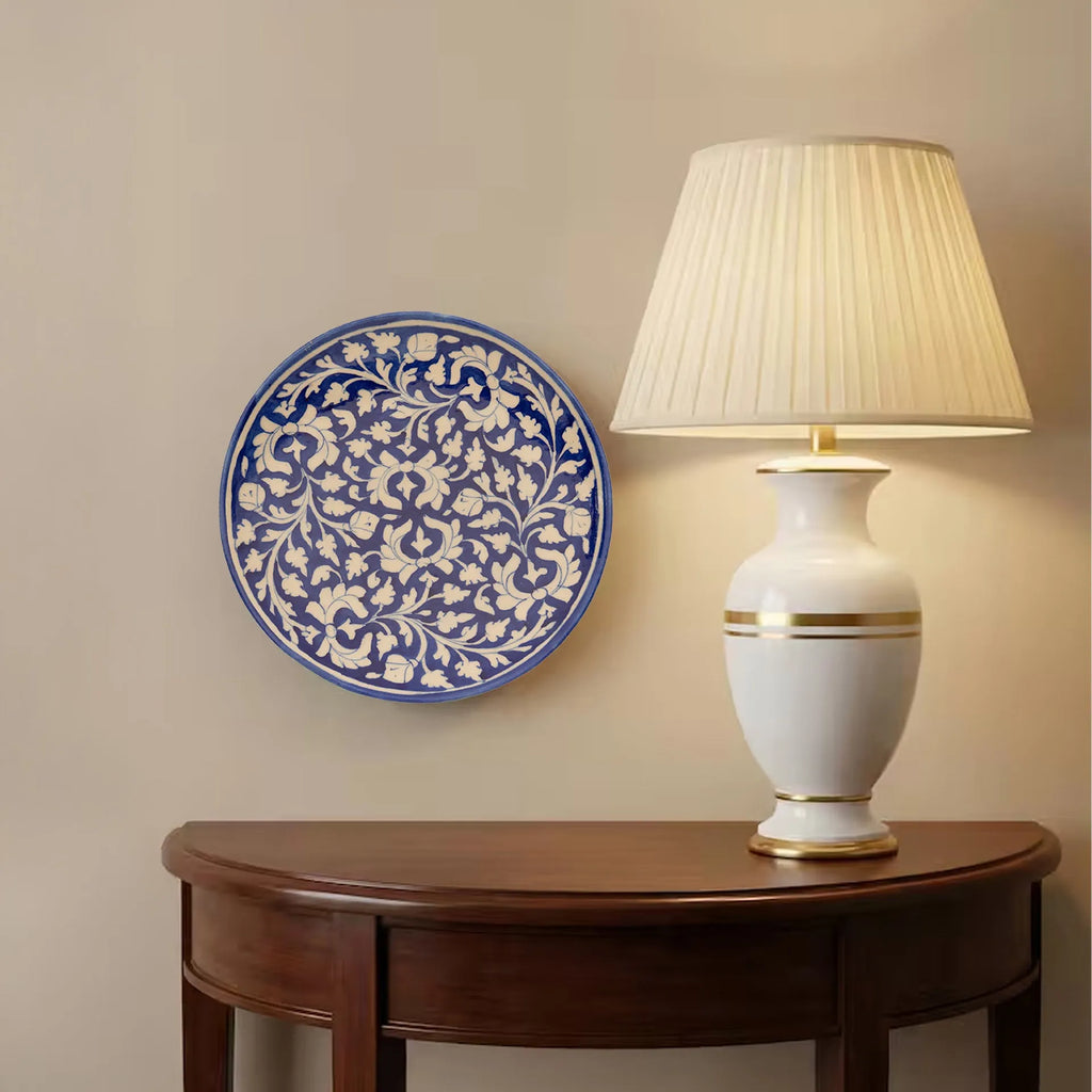 Blue Pottery - Plate 10 Inches
