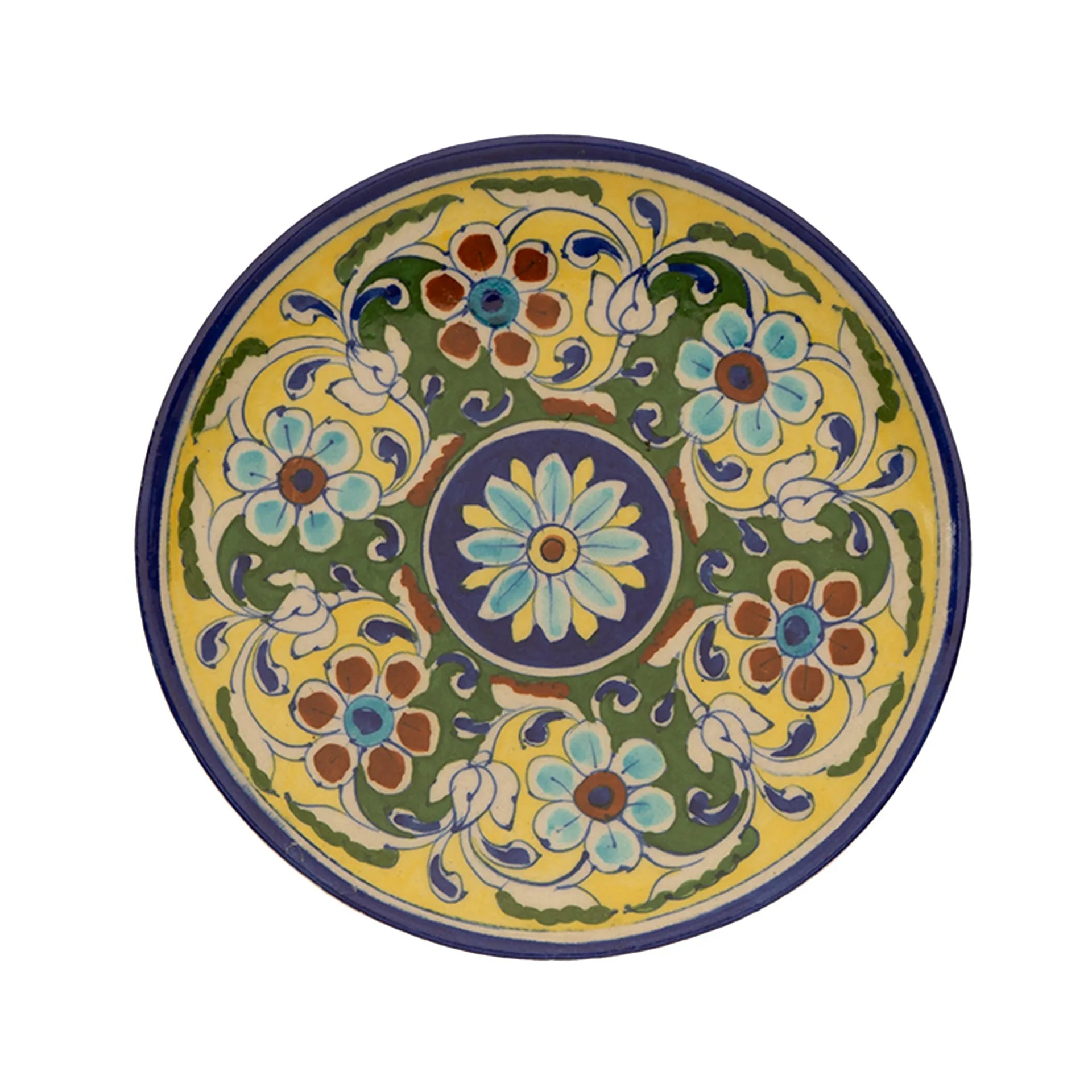 Blue Pottery - PLATE 10 INCHES