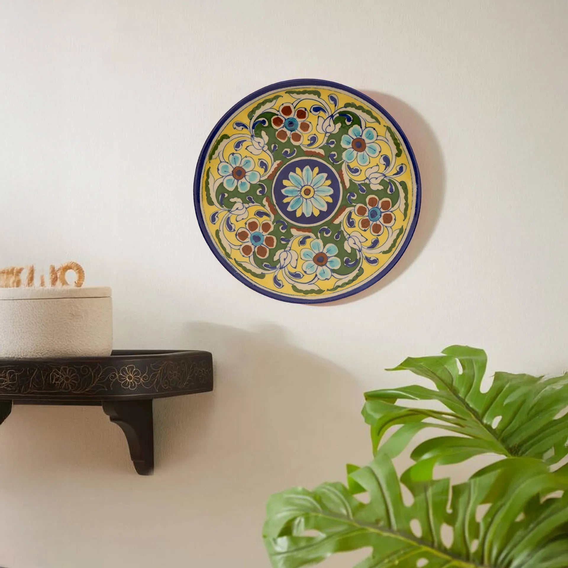 Blue Pottery - PLATE 10 INCHES