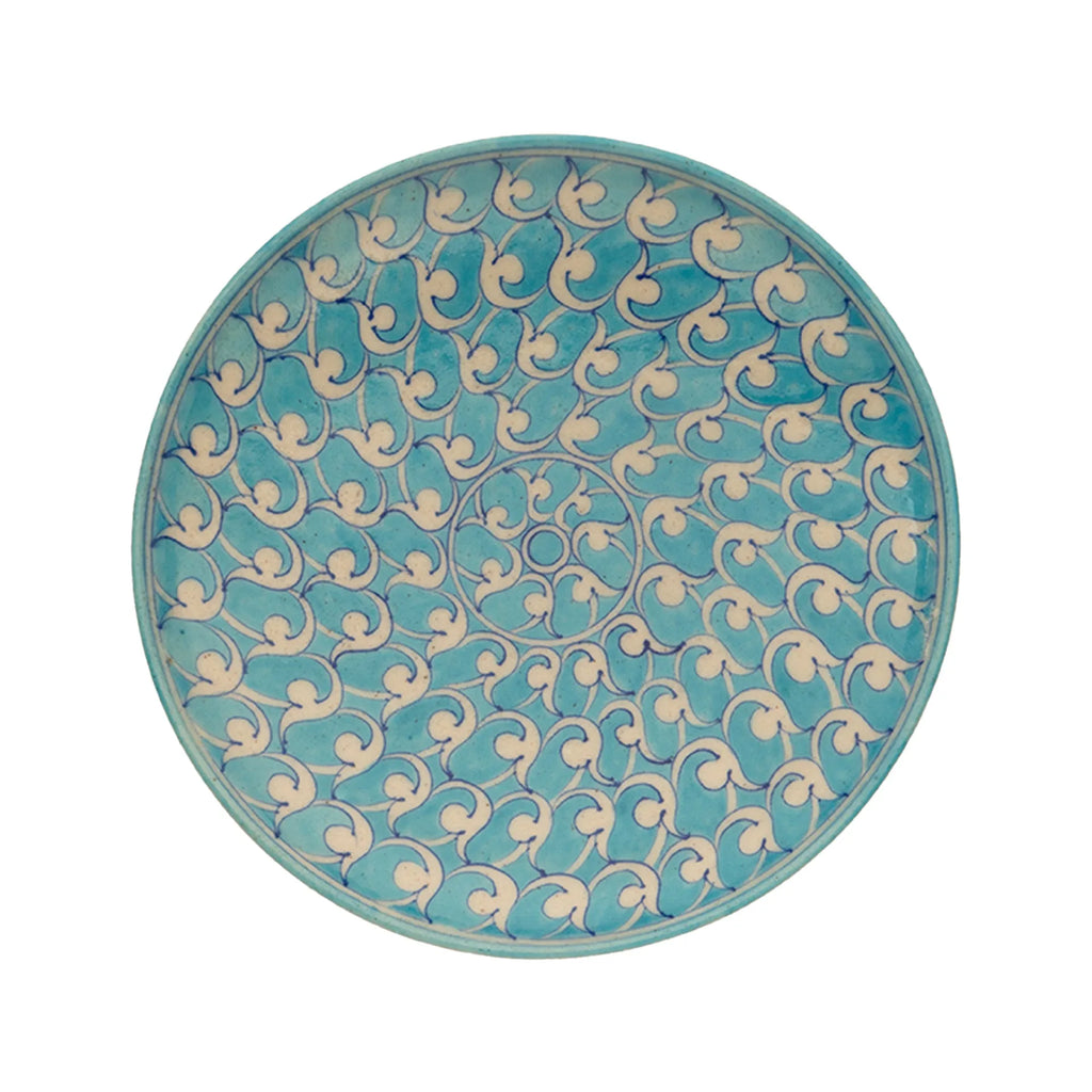 Blue Pottery - Plate 10 Inches
