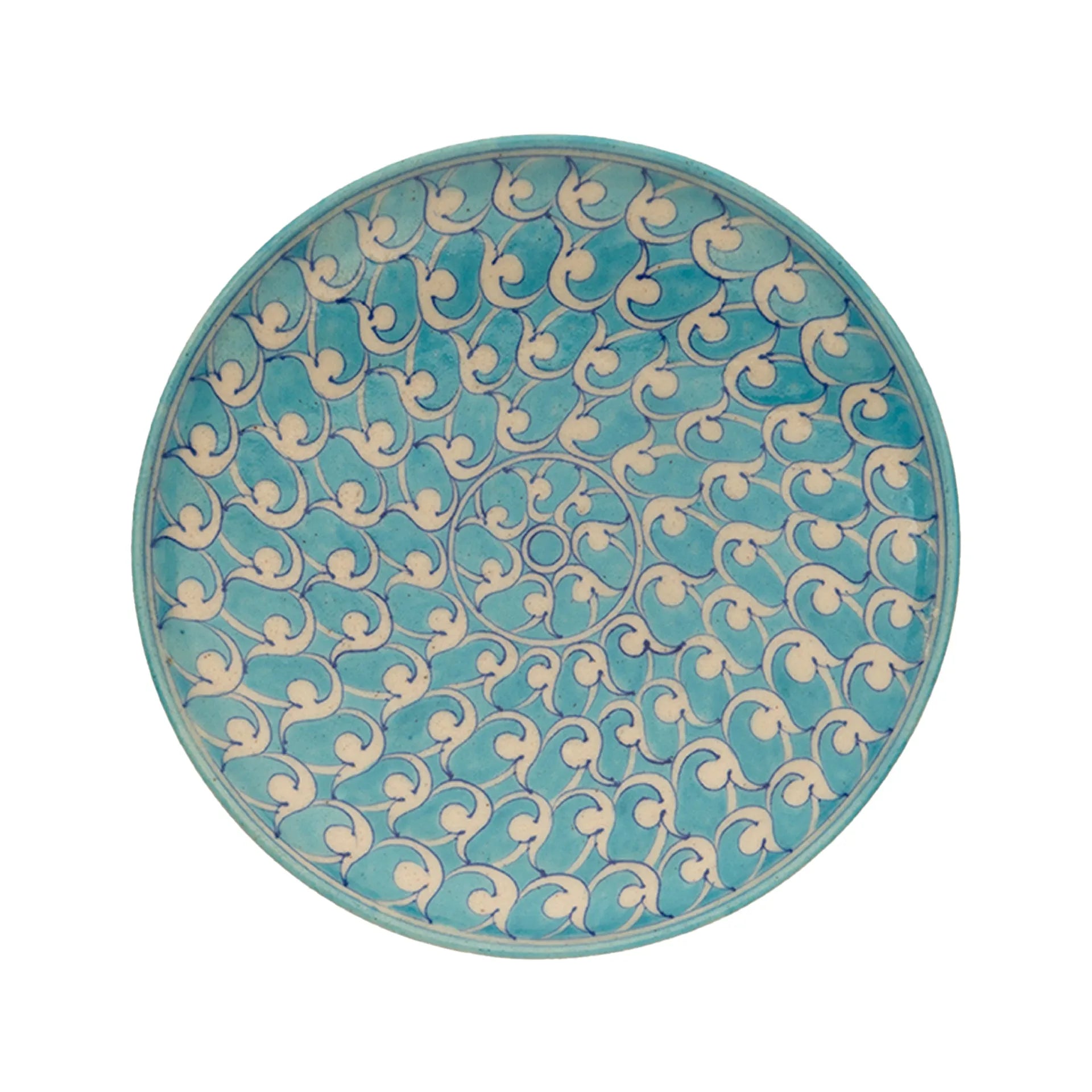 Blue Pottery - Plate 10 Inches