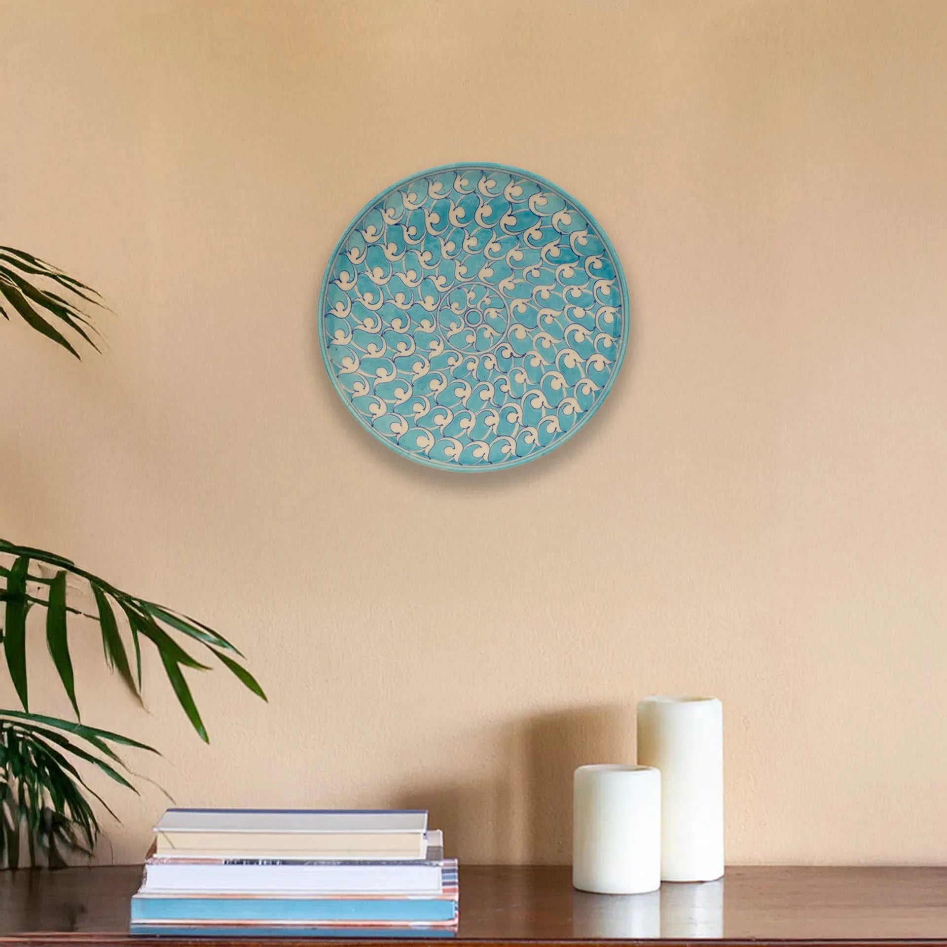 Blue Pottery - Plate 10 Inches