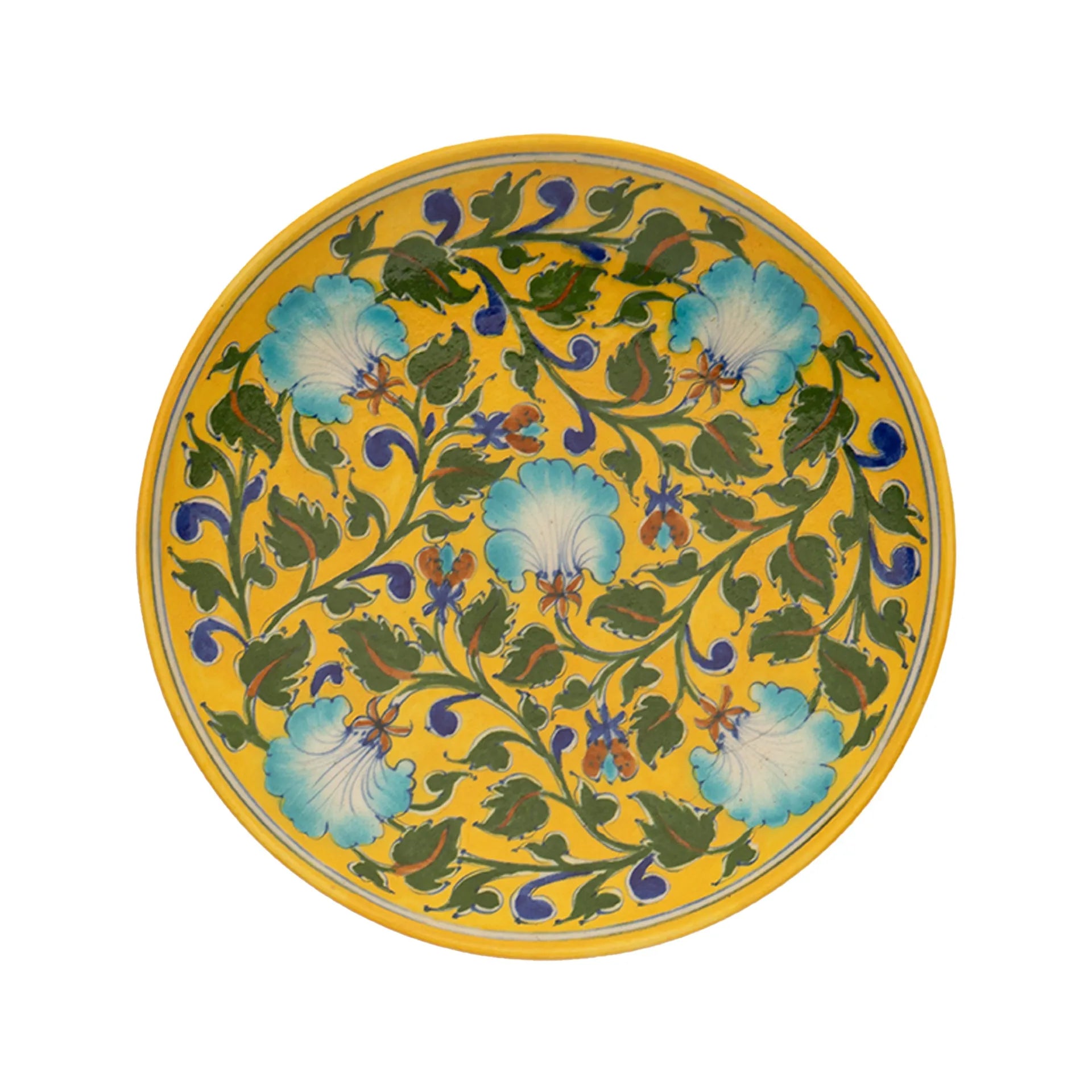 Blue Pottery - Plate 10 Inches