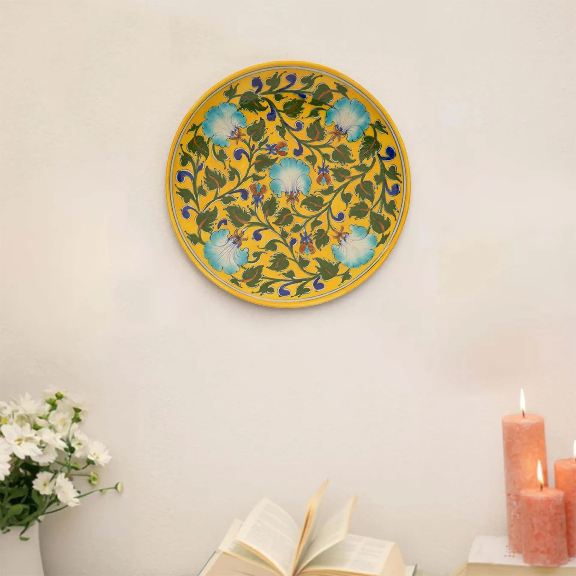 Blue Pottery - Plate 10 Inches