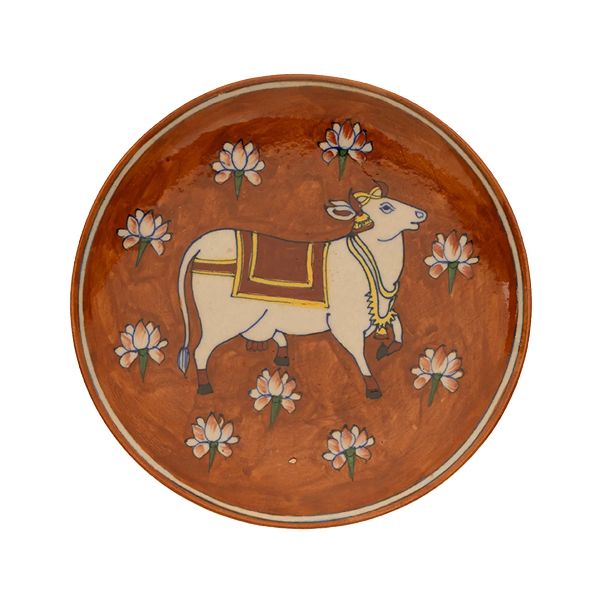 Blue Pottery - Plate 10 Inches