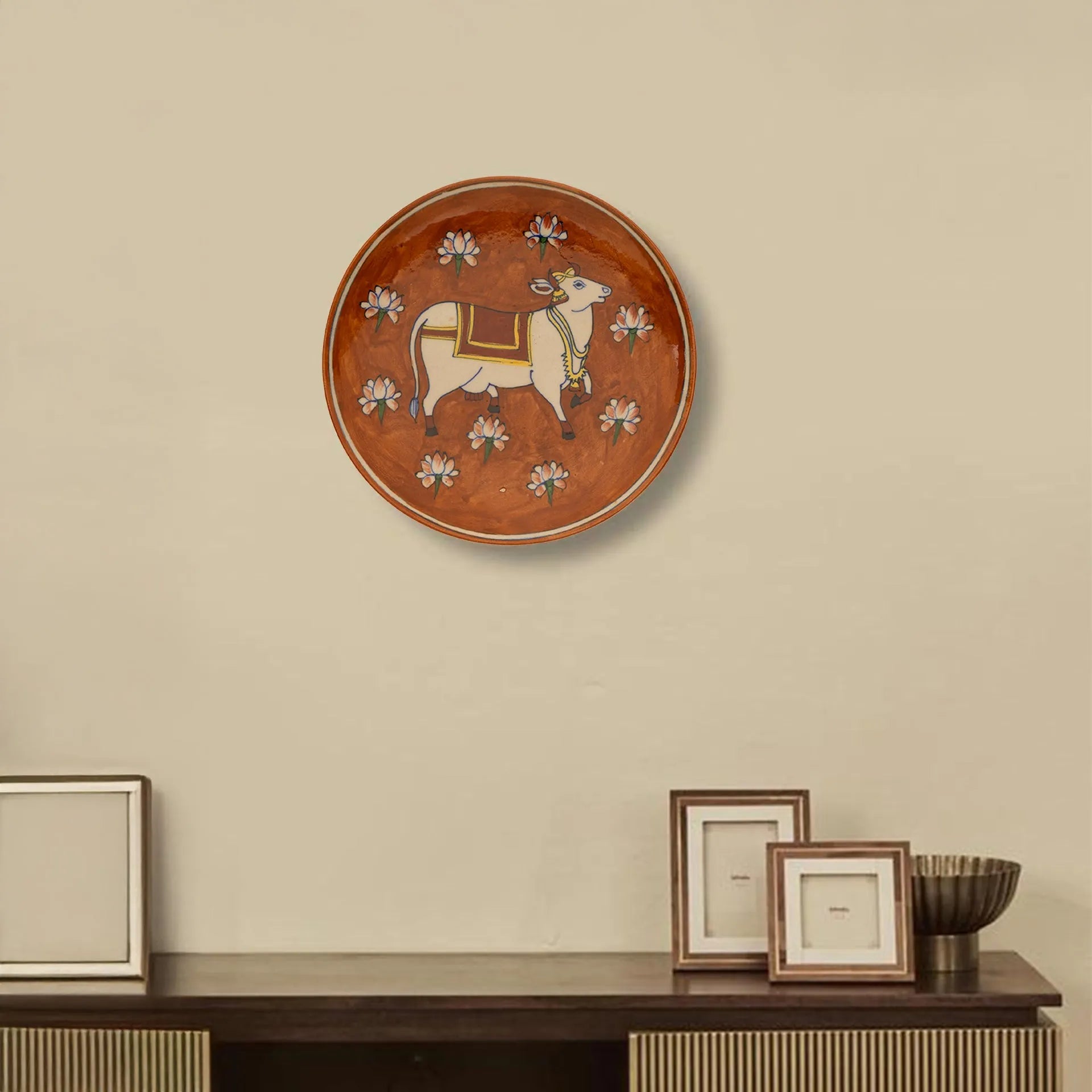 Blue Pottery - Plate 10 Inches