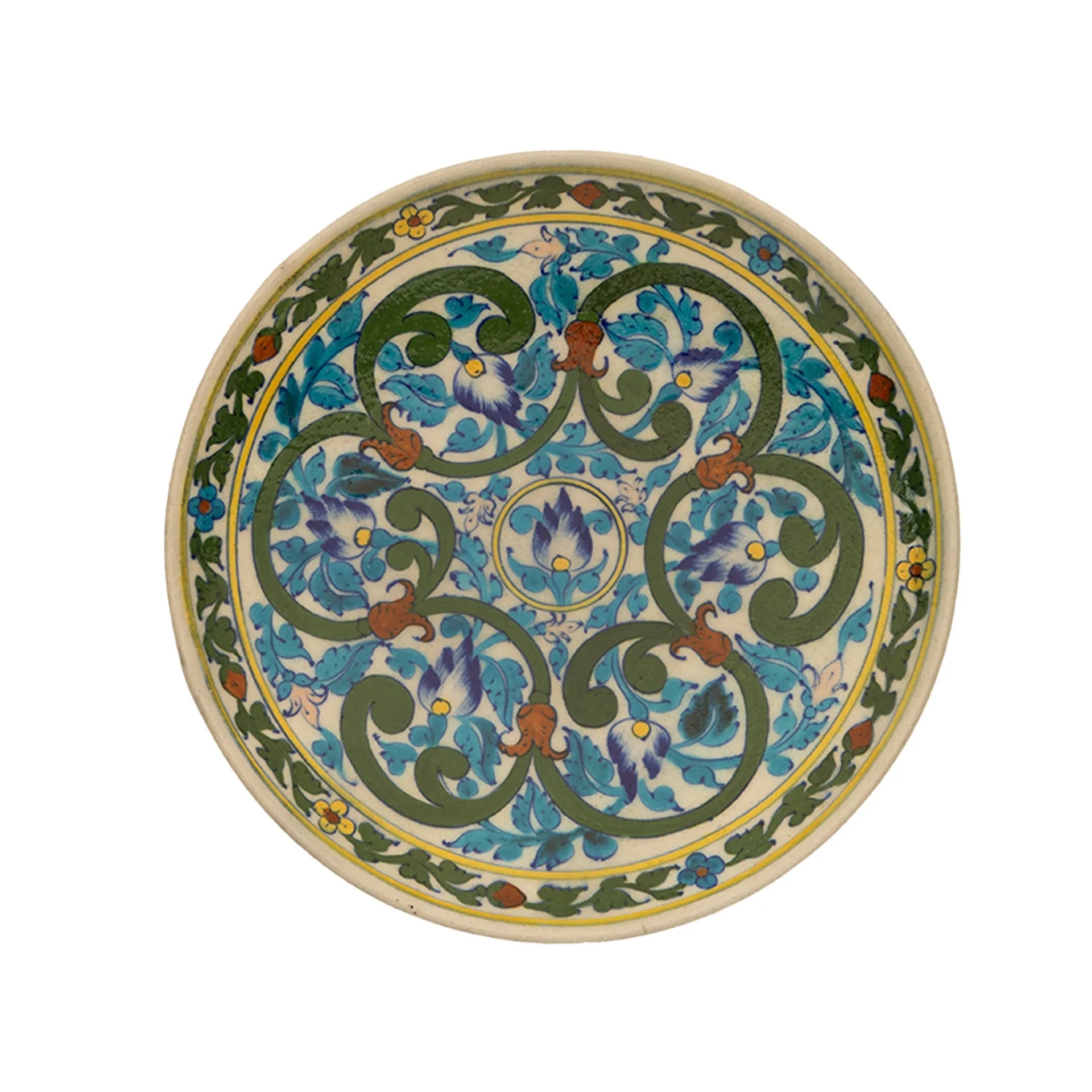 Blue Pottery - Plate 10 Inches