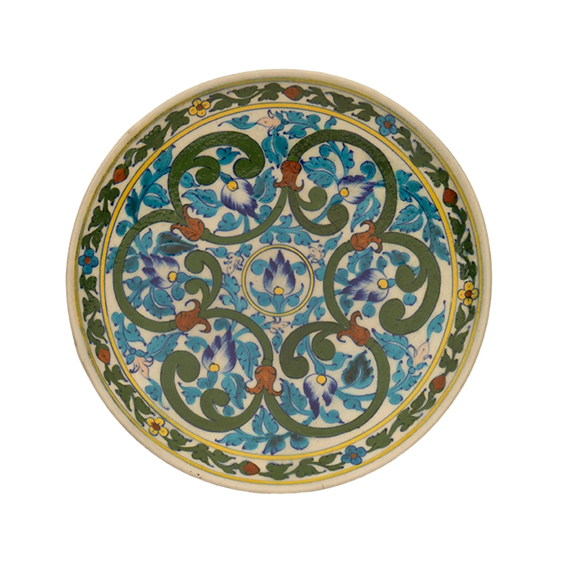Blue Pottery - Plate 10 Inches