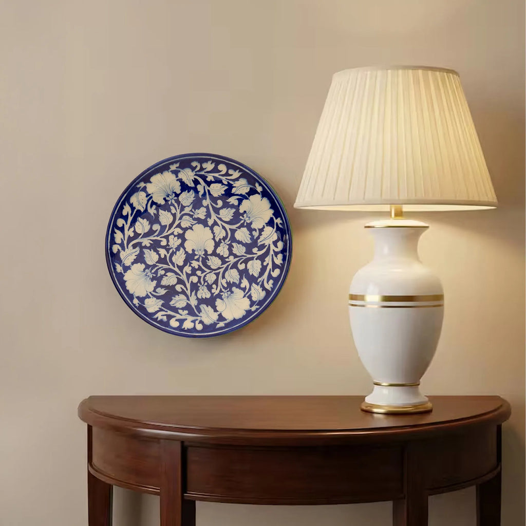 Blue Pottery - Plate 10 Inches