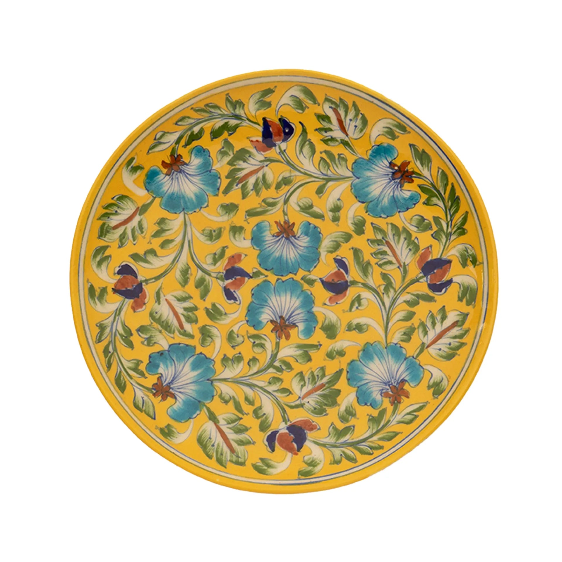 Blue Pottery - Plate 10 Inches
