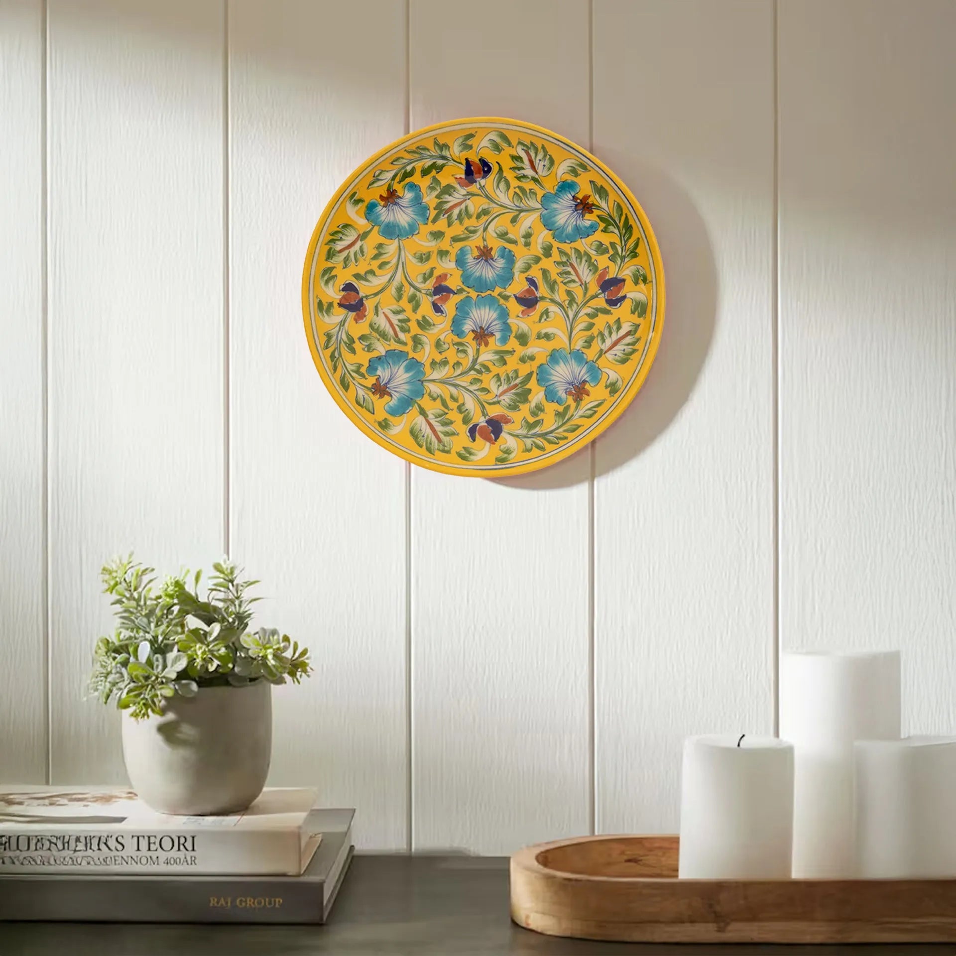 Blue Pottery - Plate 10 Inches