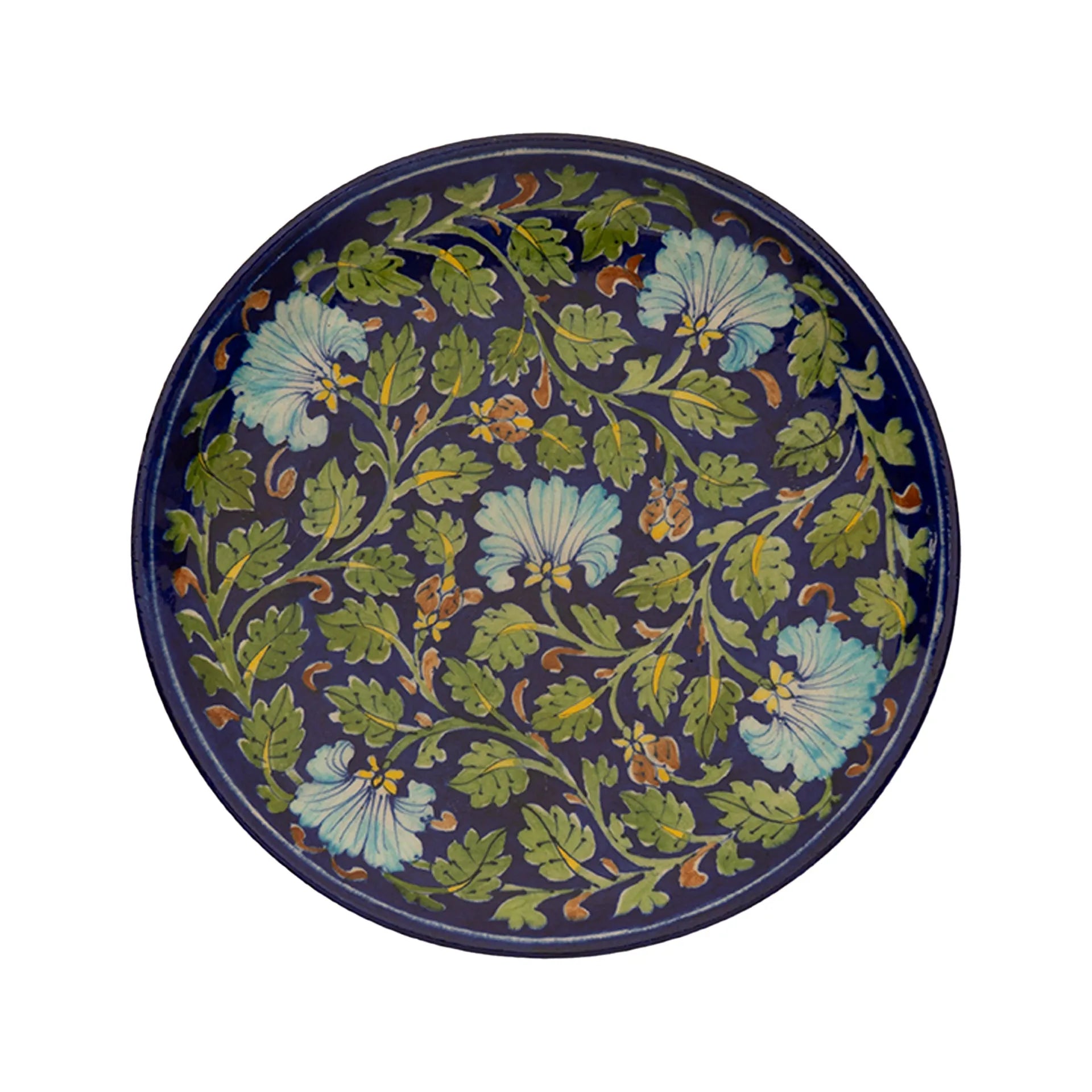 Blue Pottery - Plate 10 Inches