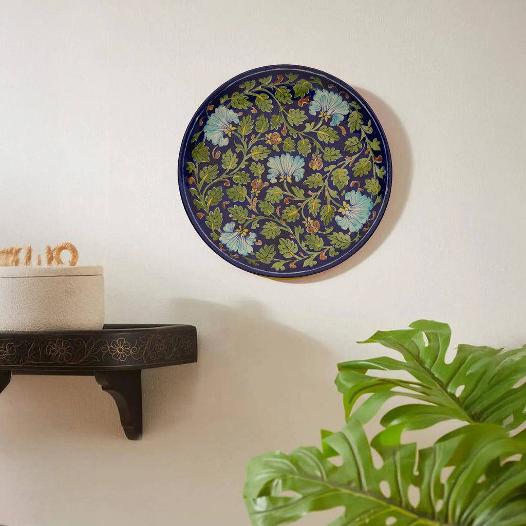 Blue Pottery - Plate 10 Inches