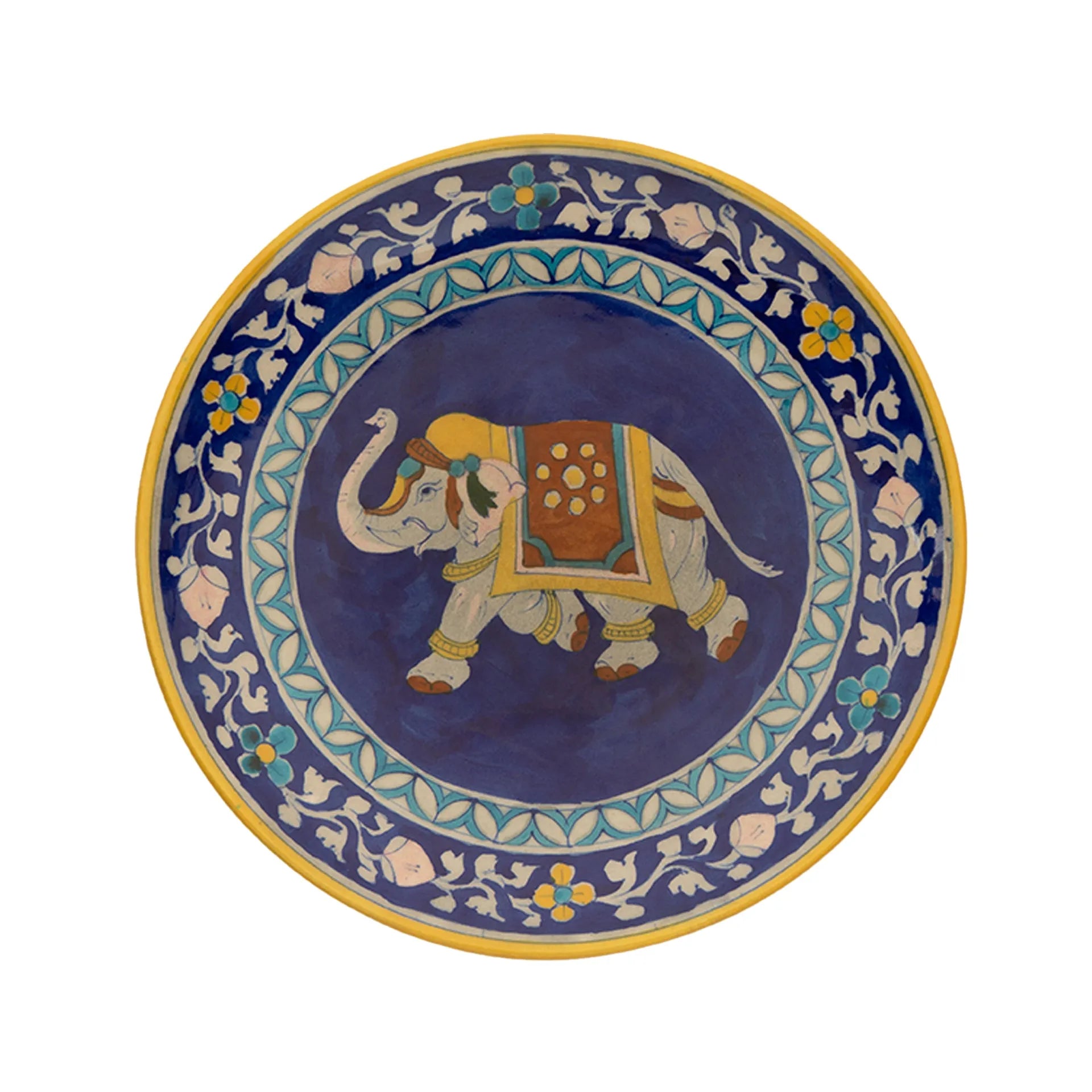 Blue Pottery - Plate 10 Inches