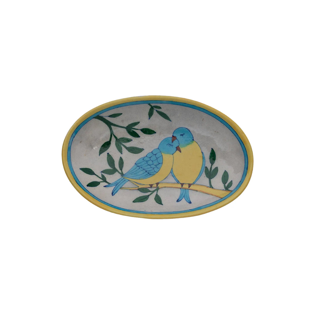 Blue Pottery - OVAL TRAY