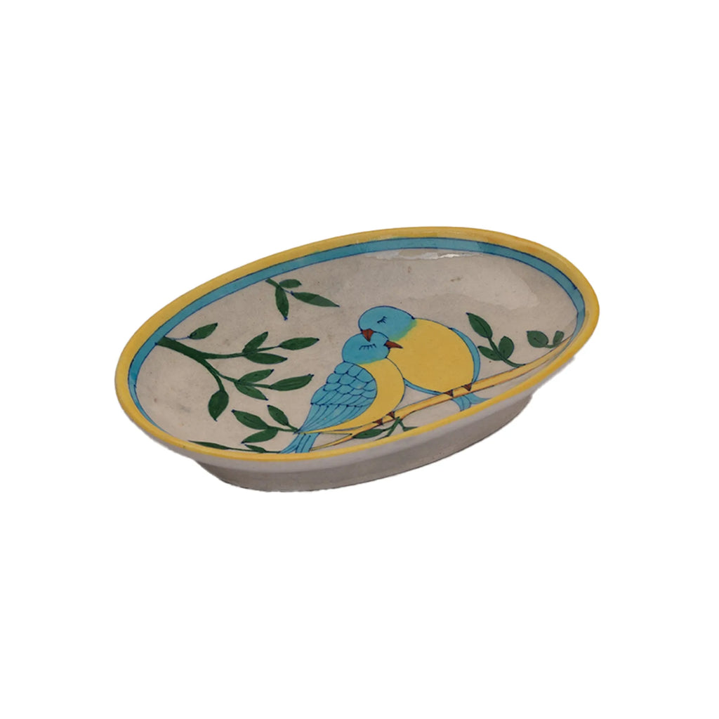 Blue Pottery - OVAL TRAY