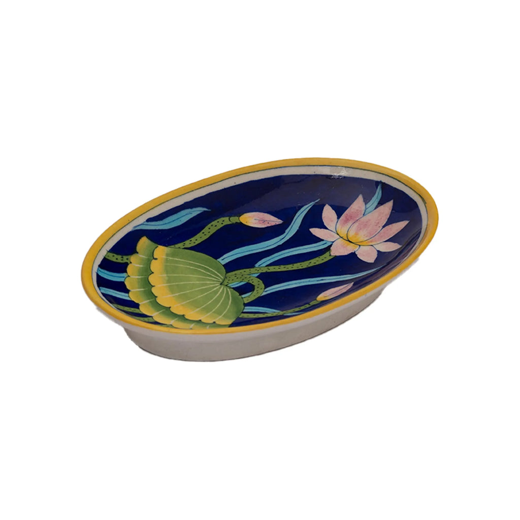 Blue Pottery - OVAL TRAY