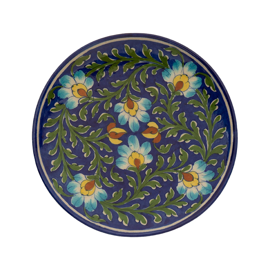 Blue Pottery - Plate 10 Inches