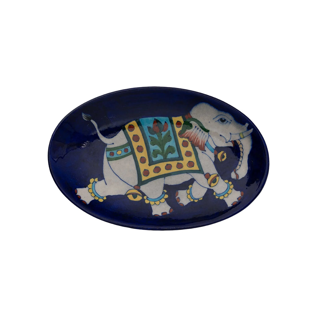Blue Pottery - OVAL TRAY