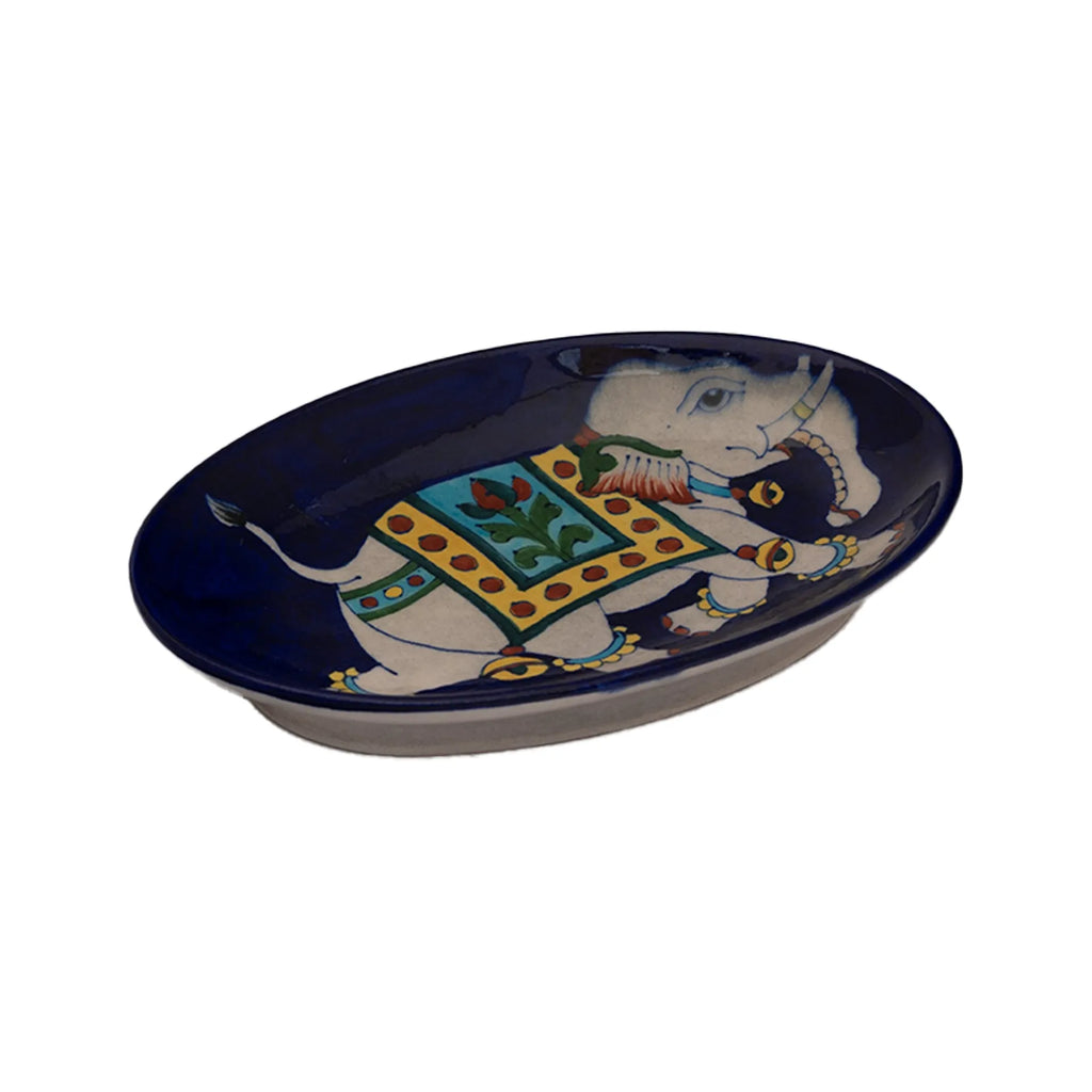 Blue Pottery - OVAL TRAY