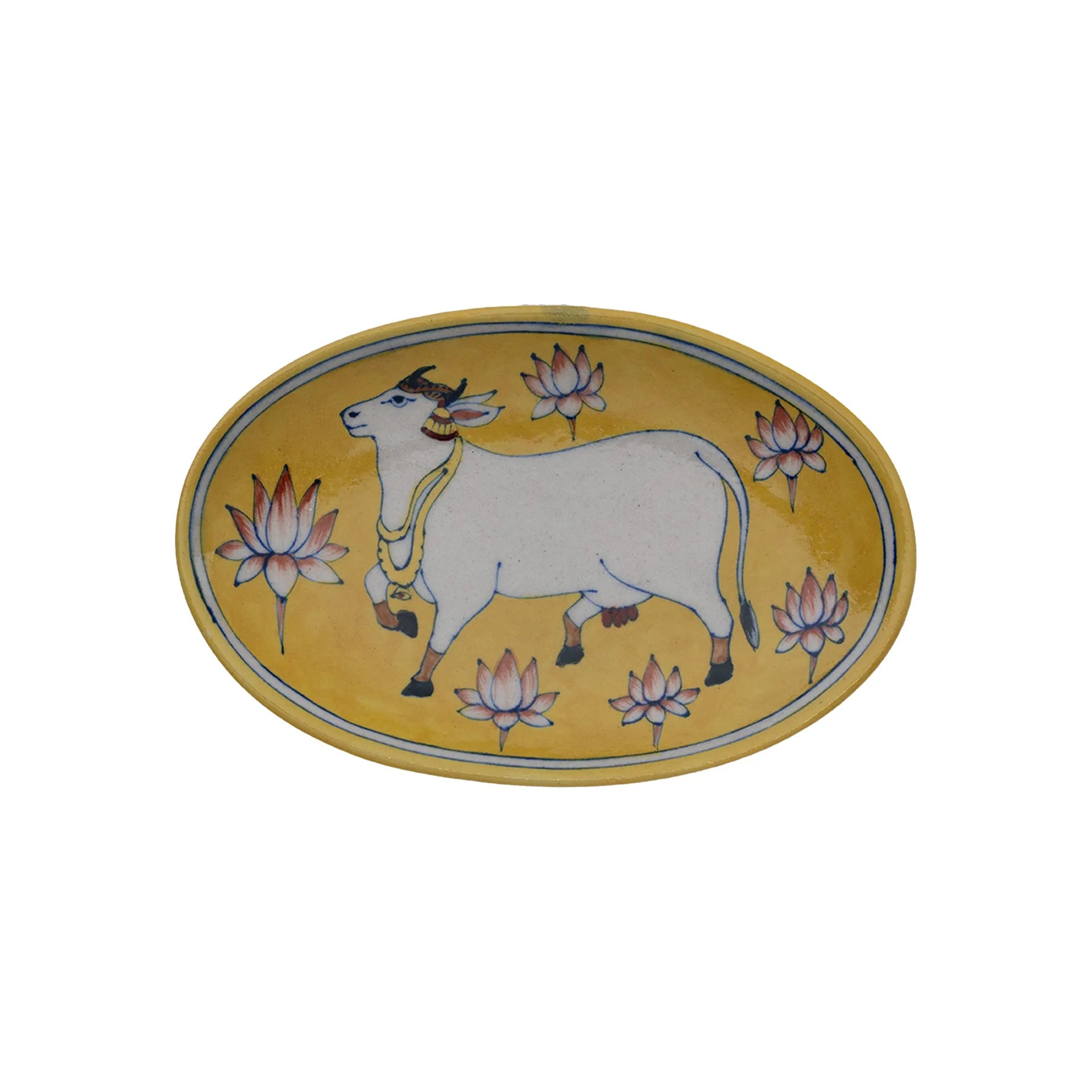 Blue Pottery - OVAL TRAY