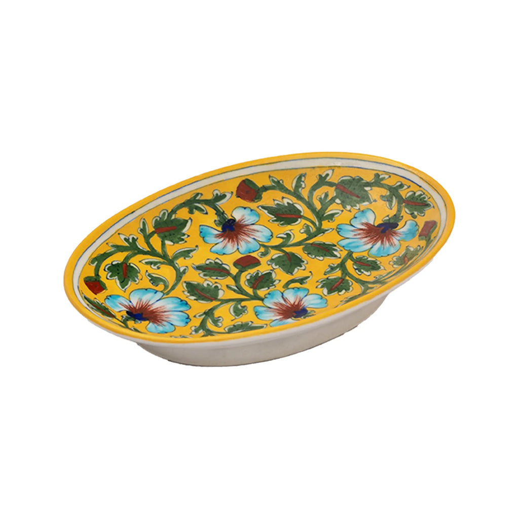Blue Pottery - OVAL TRAY