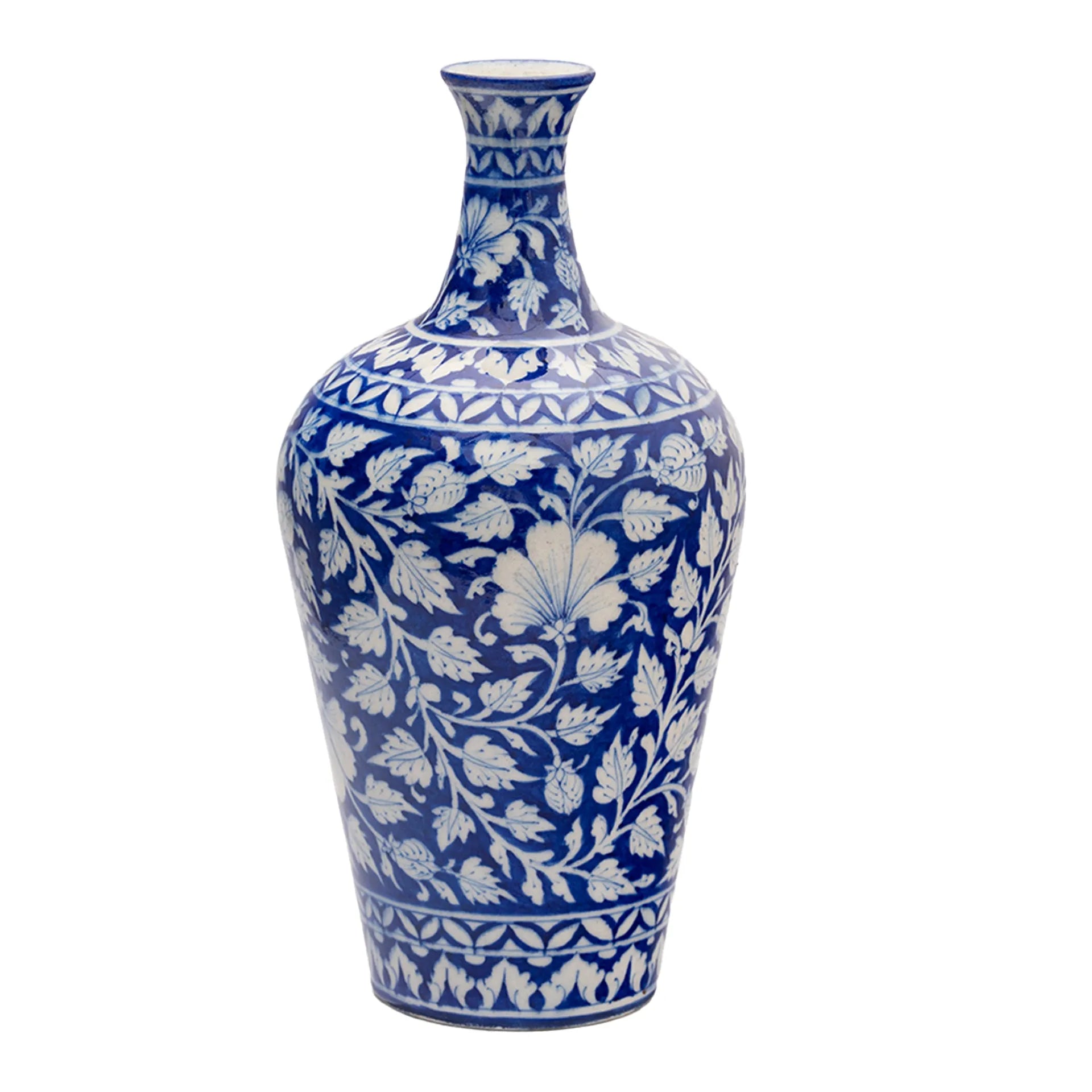 Blue Pottery - VASE 12 INCHES